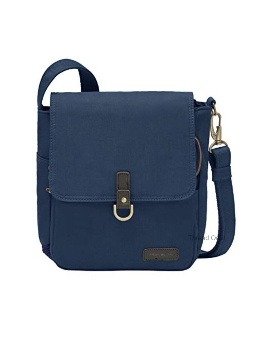 Anti-Theft Courier Tour Bag Cotton Canvas Locking Zip Crossbody Travel
